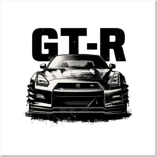 Nissan gtr Posters and Art